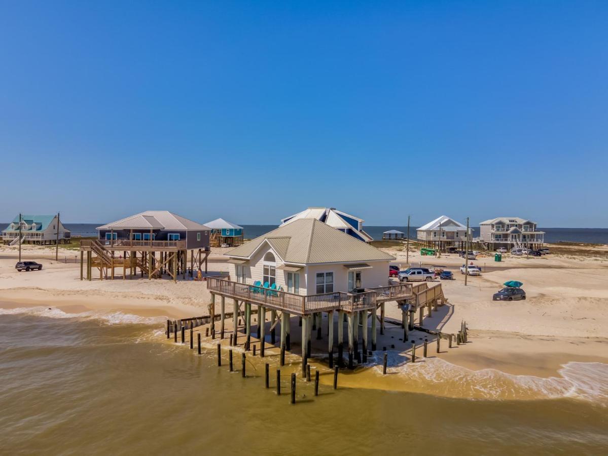Villa Delphinus - Beachfront! And Pet Friendly! Feel The Ocean Breezed And Hear The Waves Lapping Right At Your Doorstep! Home Dauphin Island Zewnętrze zdjęcie